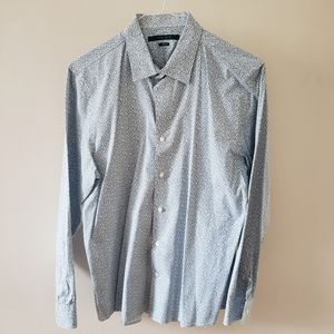 Perry Ellis Slim Fit Long Sleeve Dress Shirt L